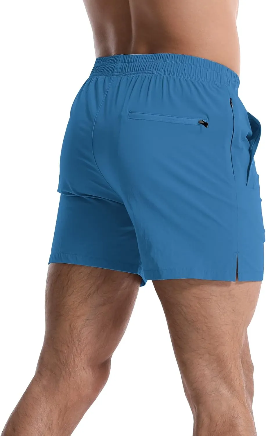 2 Pack Mens Athletic Shorts 5 Inch Quick Dry Gym Workout Shorts Men Lightweight Sports Running Shorts with Pockets