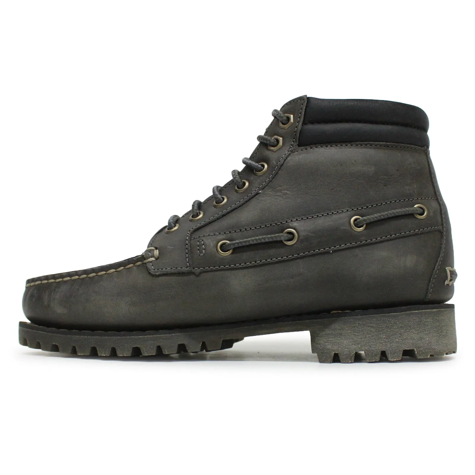 Authentic Mid Full Grain Leather Men's Ankle Boots
