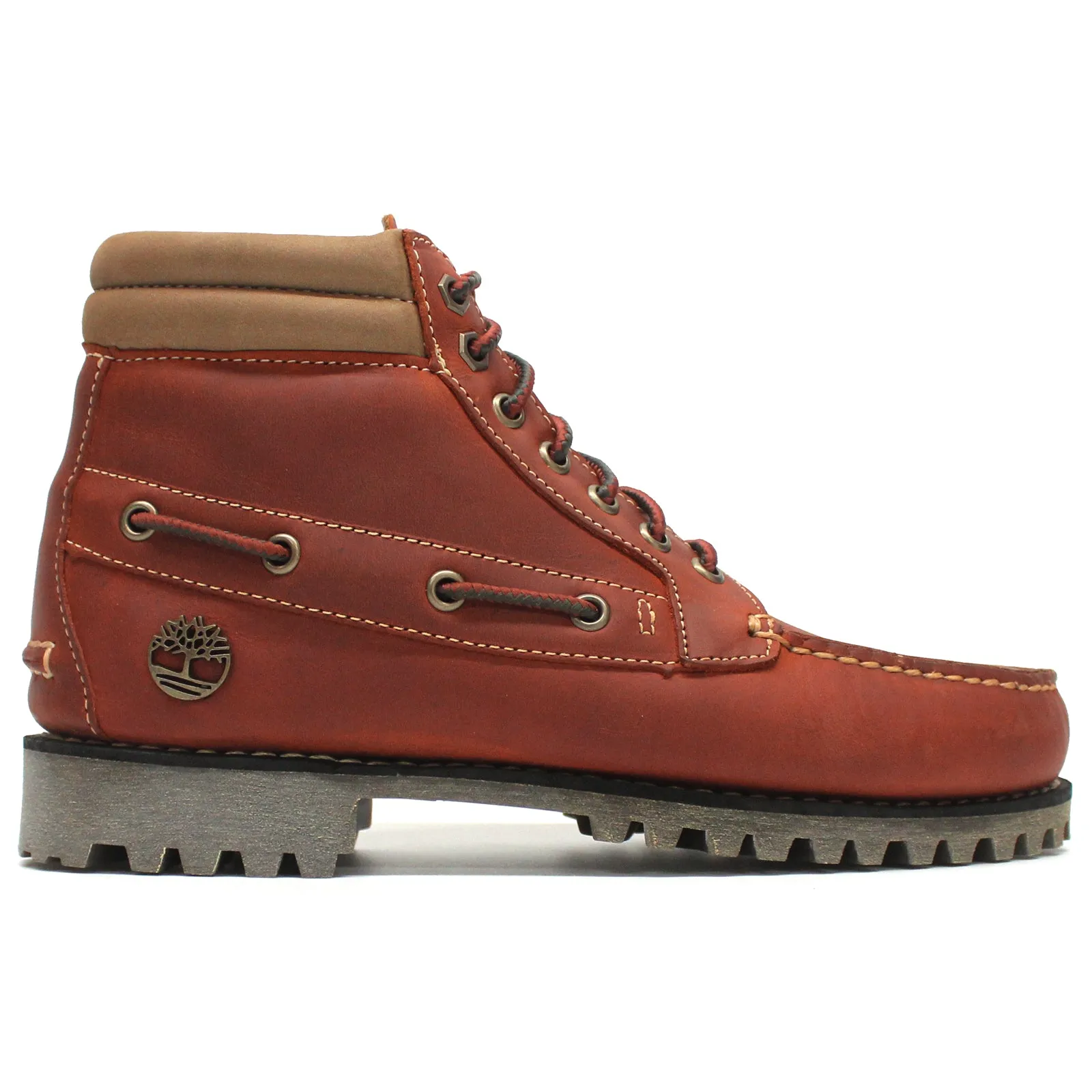 Authentic Mid Full Grain Leather Men's Ankle Boots