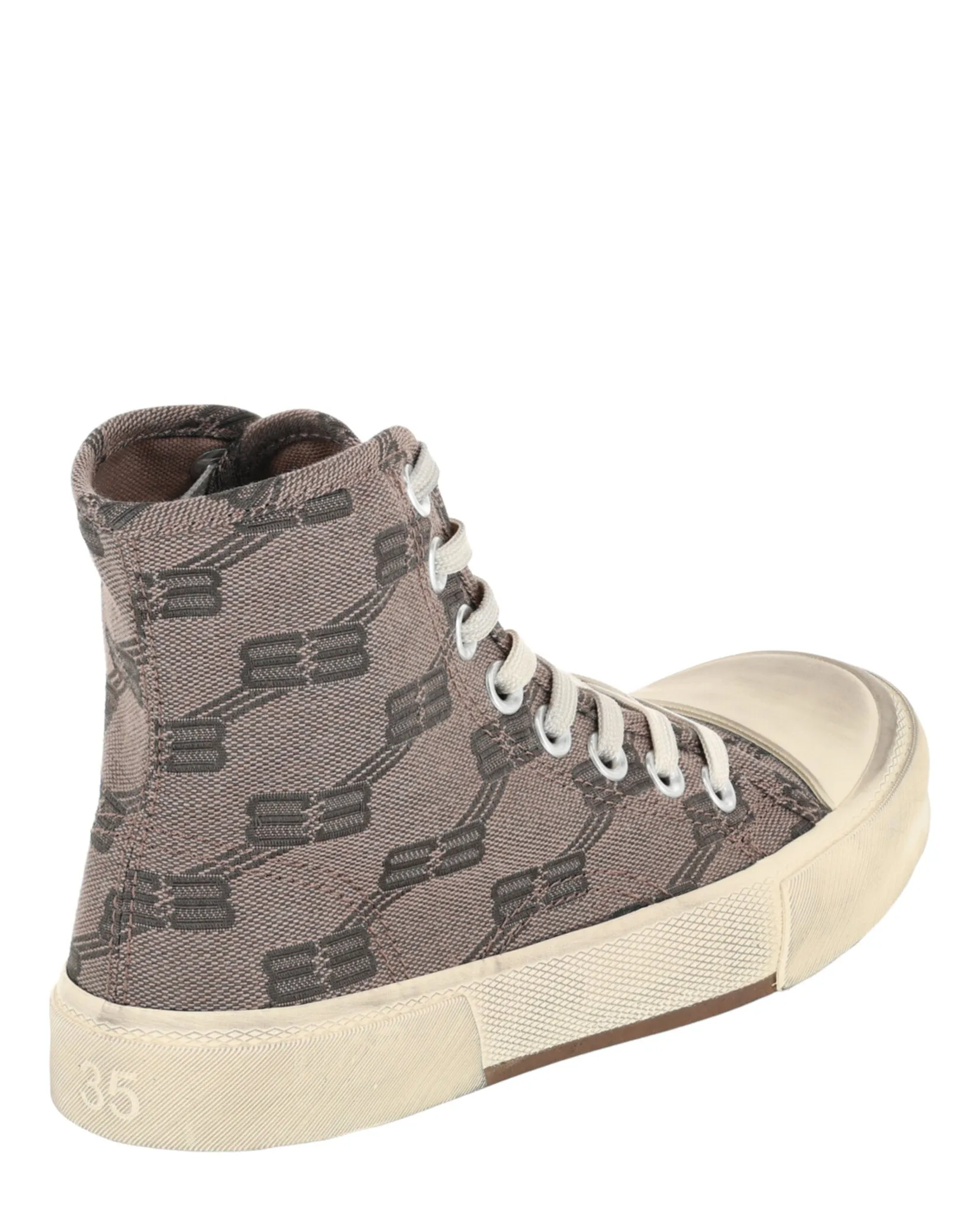 Balenciaga Paris BB Monogram High-Top Sneakers by Carro Luxury Maison
