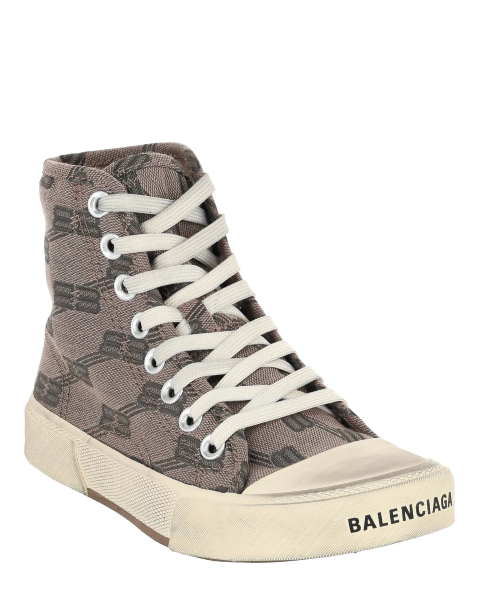 Balenciaga Paris BB Monogram High-Top Sneakers by Carro Luxury Maison