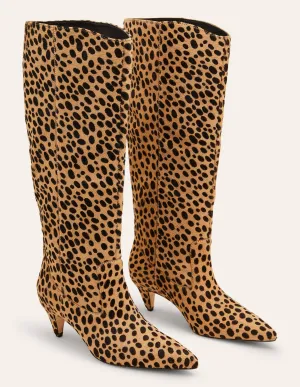 Bewdley Boots-Tan Leopard