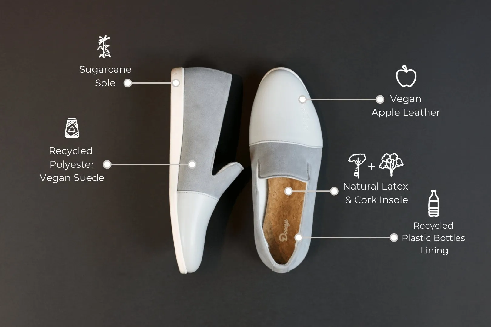 Blue / Grey House Loafers