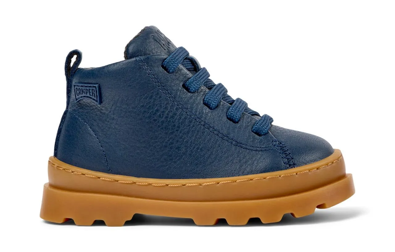 Camper Kids Boots | Lace Up Brutus | Navy