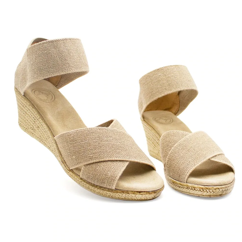 Cannon Espradrille Sandal Linen
