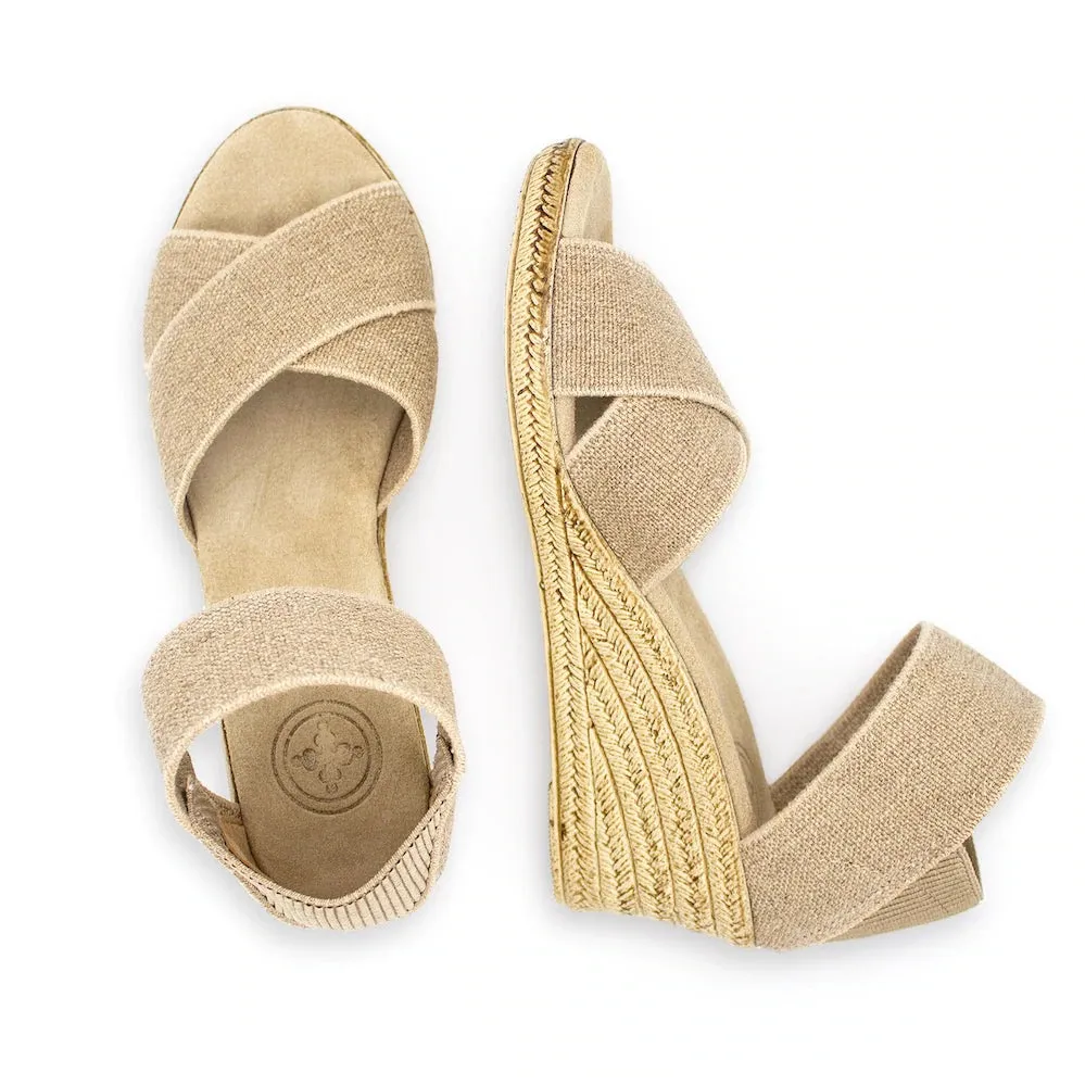 Cannon Espradrille Sandal Linen