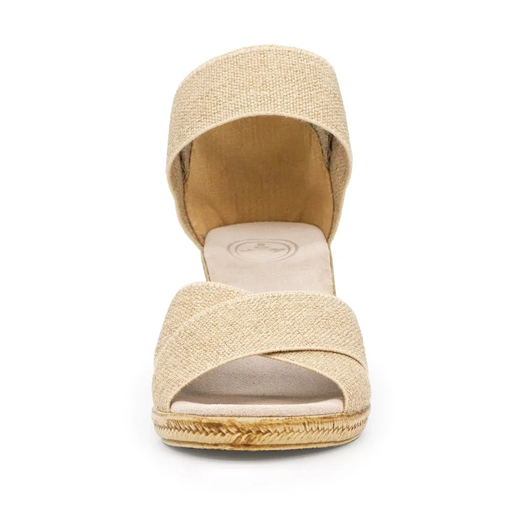 Cannon Espradrille Sandal Linen