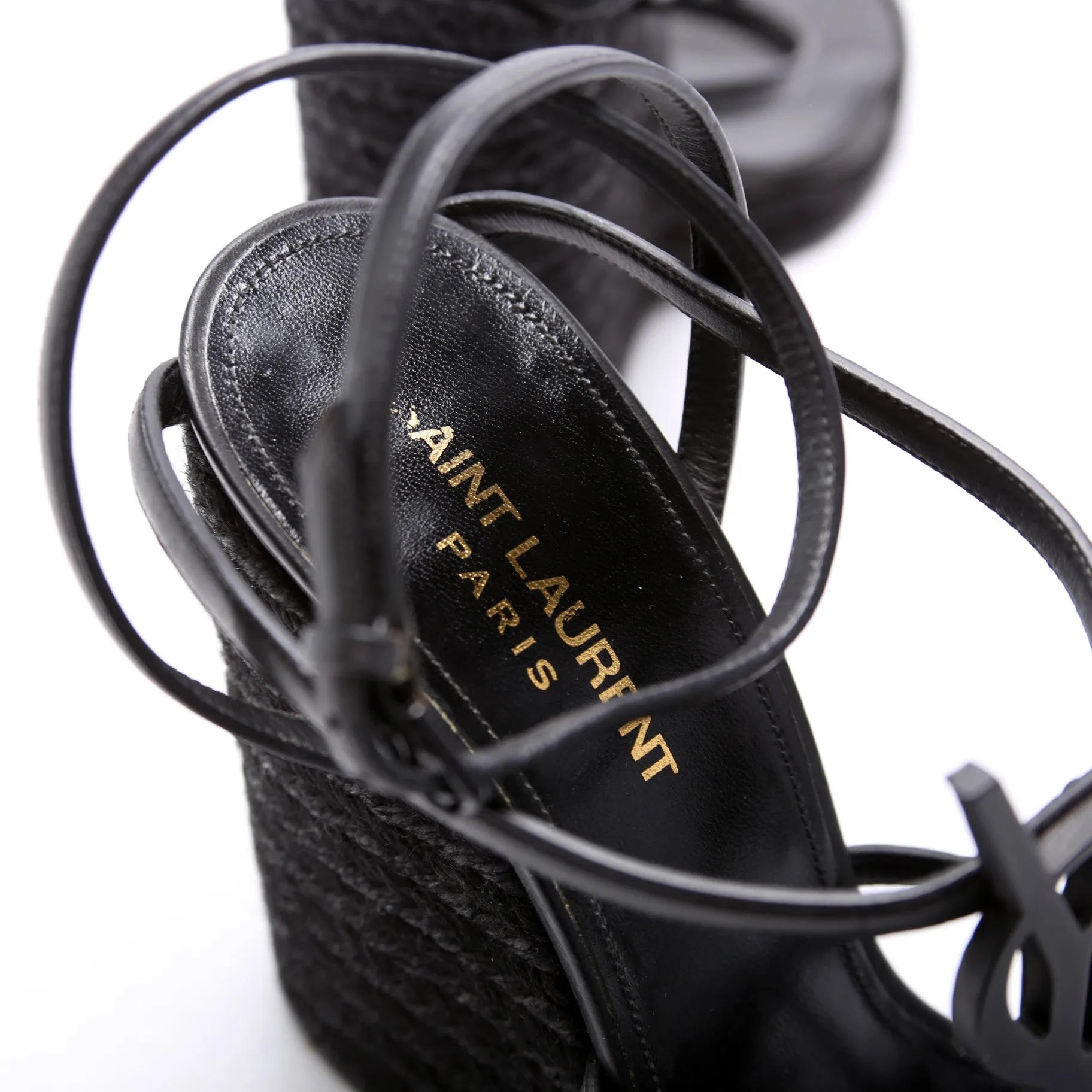 Cassandra Espadrille 100mm Wedges Size 37