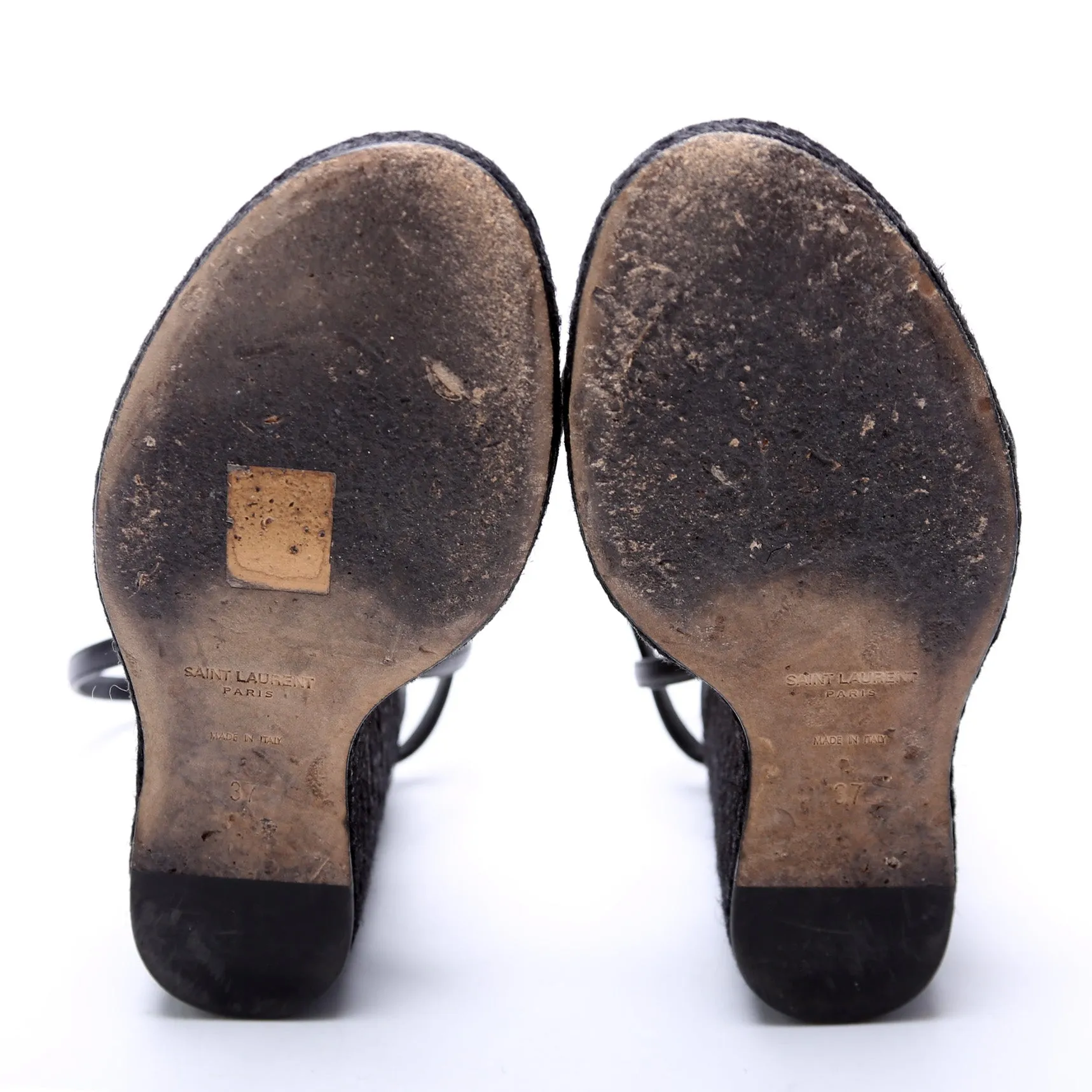 Cassandra Espadrille 100mm Wedges Size 37