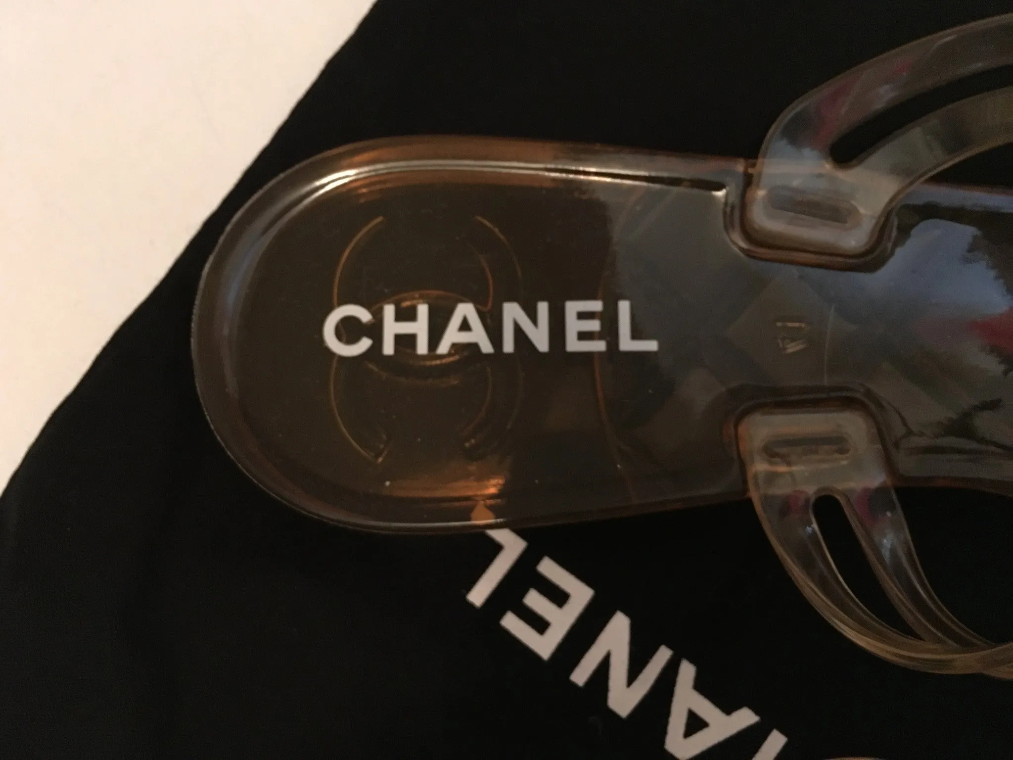 CHANEL CAMELLIA THONG SANDALS FLIP FLOPS SIZE 41 LADIES