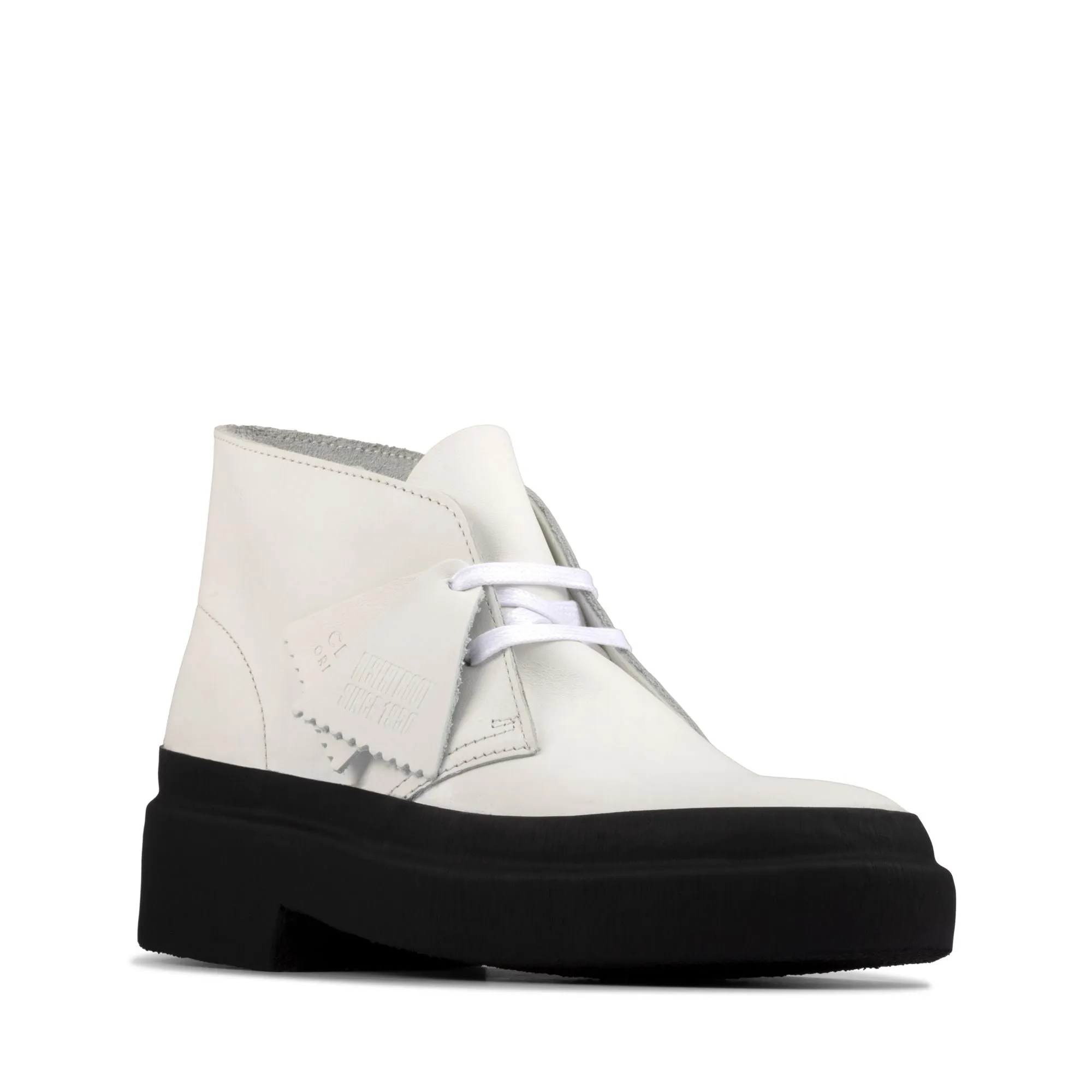 Clarks Originals Desert Galosh Men’s White 26156082