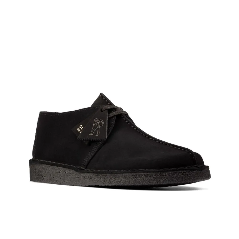 Clarks Originals Desert Trek Men's Black Suede 26155486