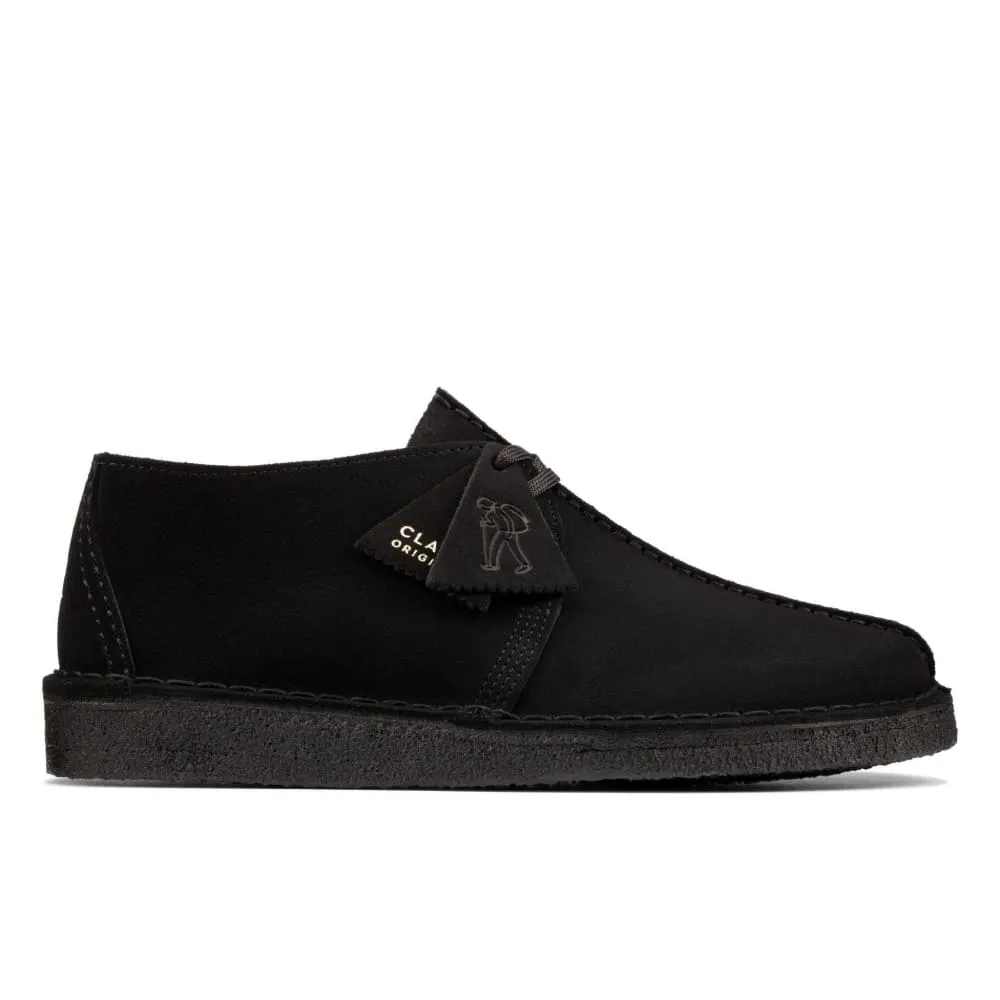 Clarks Originals Desert Trek Men's Black Suede 26155486