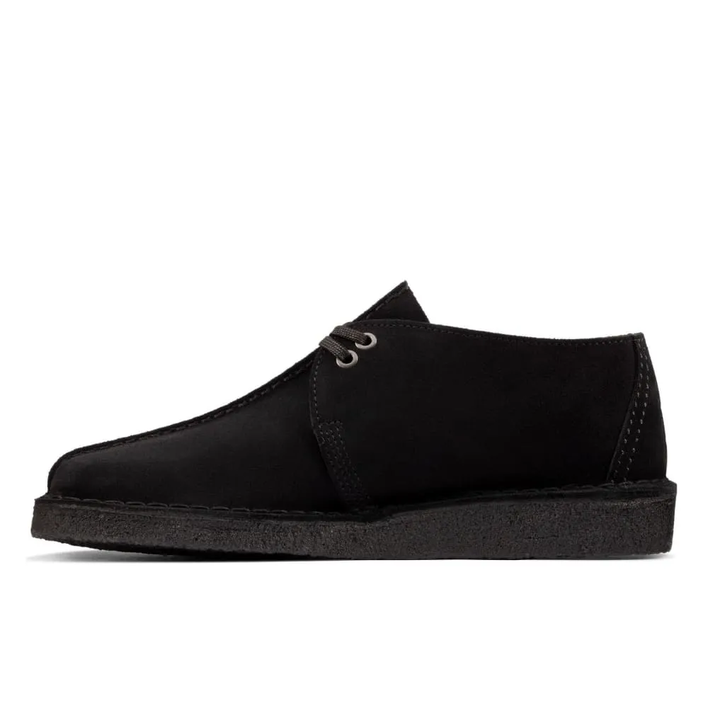 Clarks Originals Desert Trek Men's Black Suede 26155486