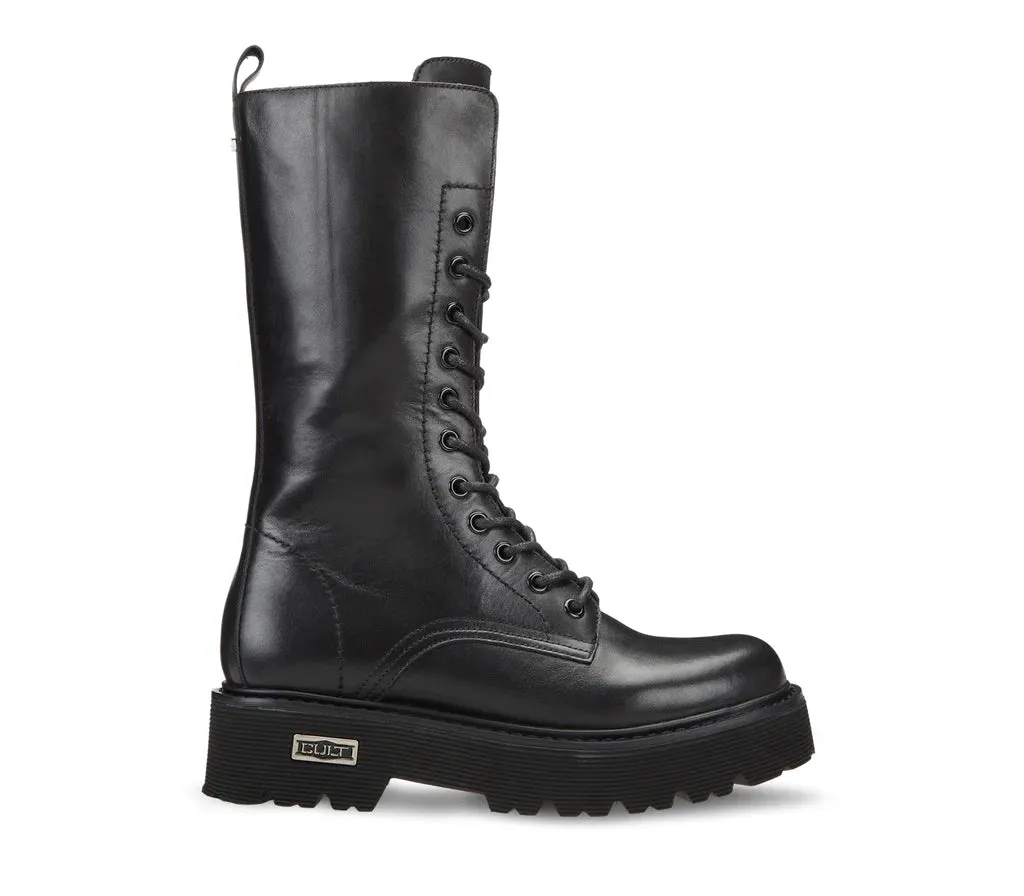 Cult Womens Slash 3324 Leather Boot - Black