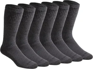 Dickies Men's Dri-Tech Moisture Control Boot-Length Socks, 6 & 12 Pairs, Sizes L-XL