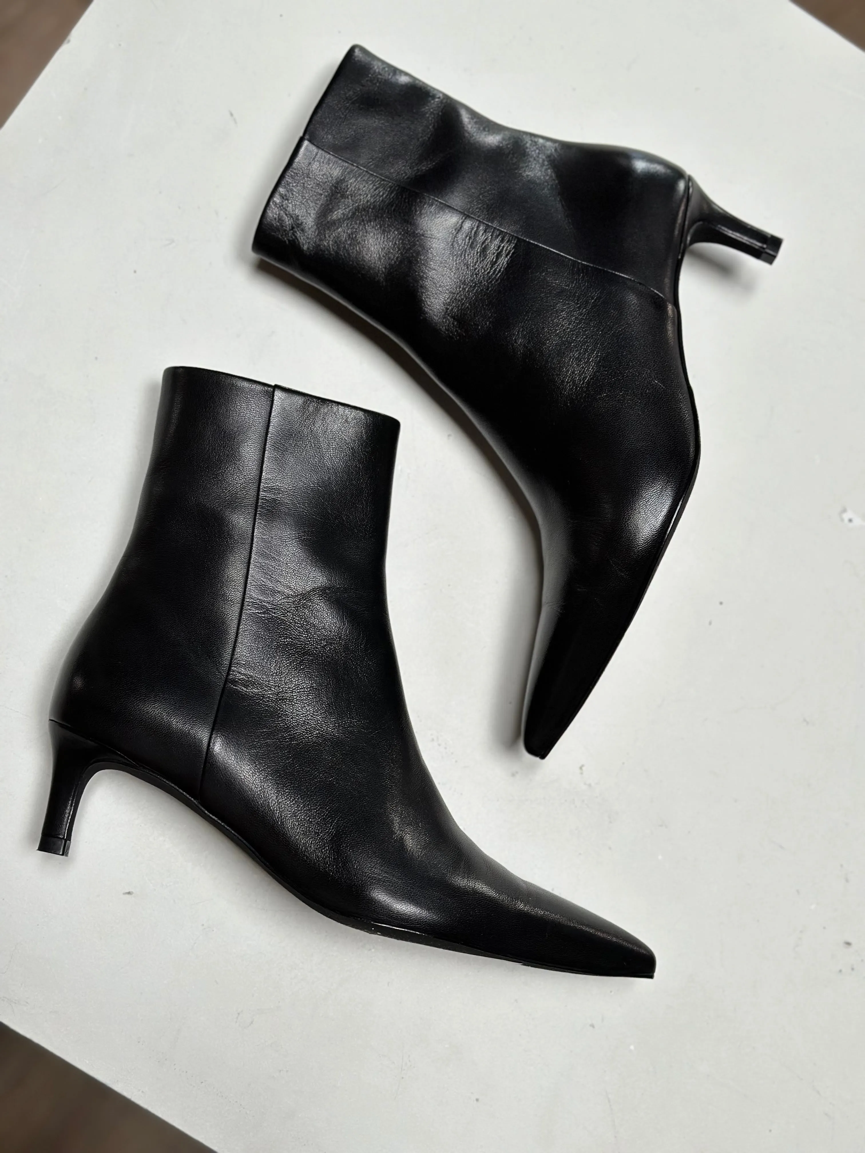 DINNER DATE LEATHER BOOTIE