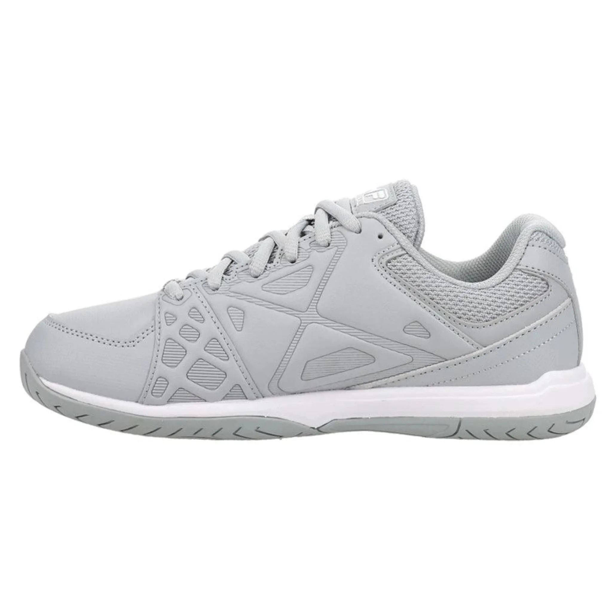 Fila Women's 5PM01803 071 Double Bounce 3 Gray White Silver Pickleball Shoes