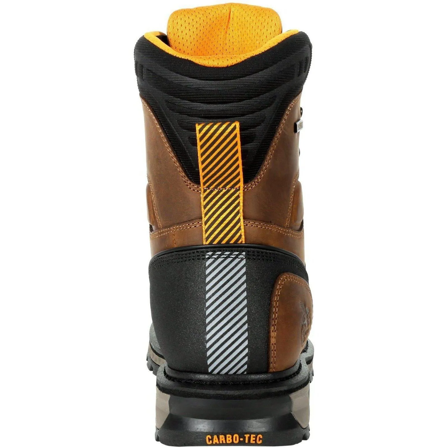 Georgia Men's LTX 8" Soft Toe Waterproof Carbo-Tec Work Boot- Brown - GB00392