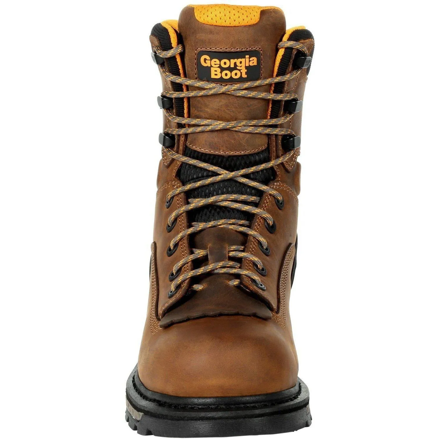 Georgia Men's LTX 8" Soft Toe Waterproof Carbo-Tec Work Boot- Brown - GB00392
