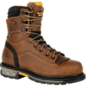 Georgia Men's LTX 8" Soft Toe Waterproof Carbo-Tec Work Boot- Brown - GB00392