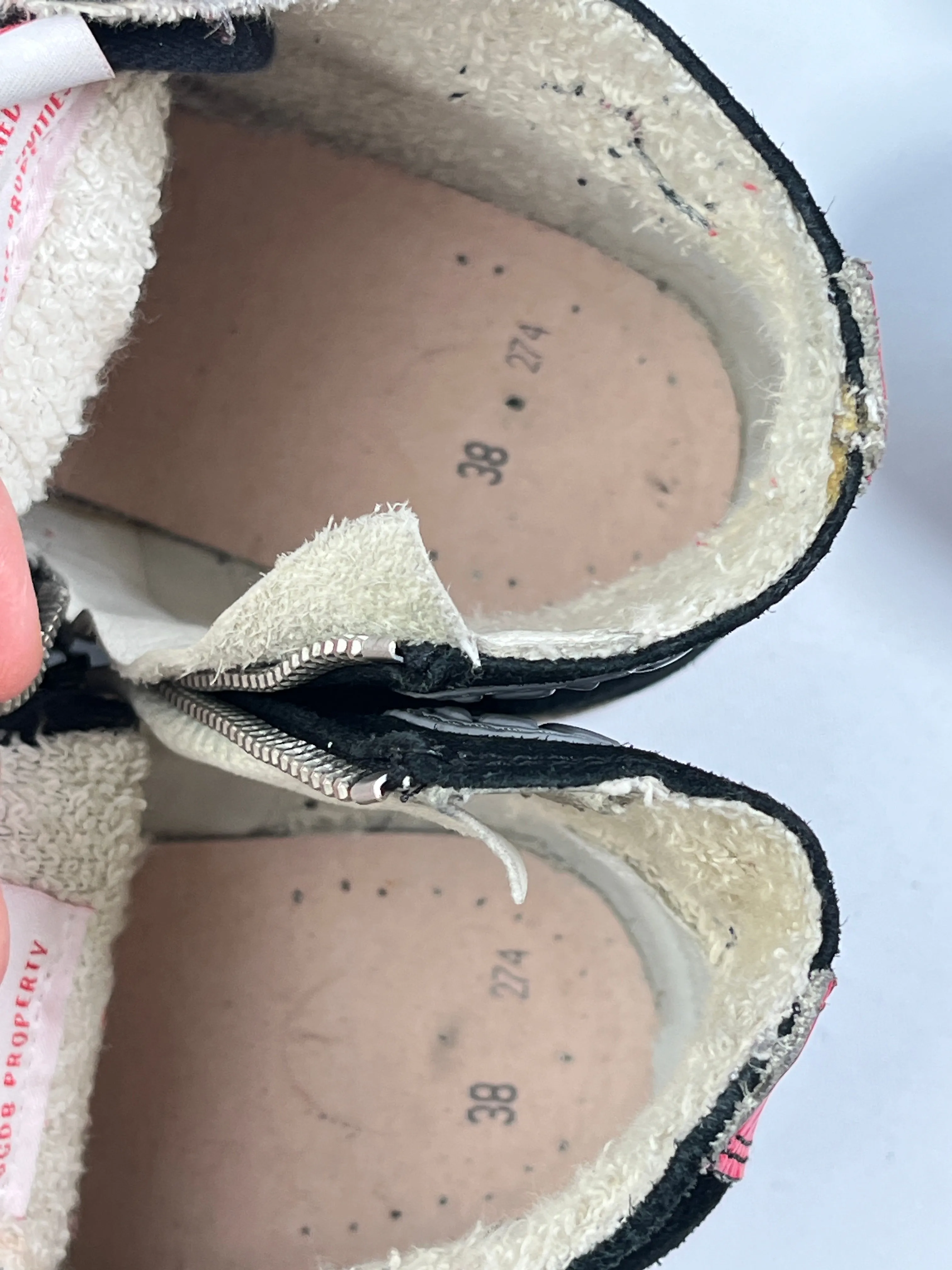 GOLDEN GOOSE - FRANCY HIGH TOP SNEAKER IN BLACK SUEDE - SZ 38