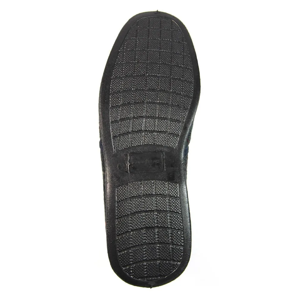 Goodyear Eisenhower KMG137 Mens Navy Textile Slip On Slippers