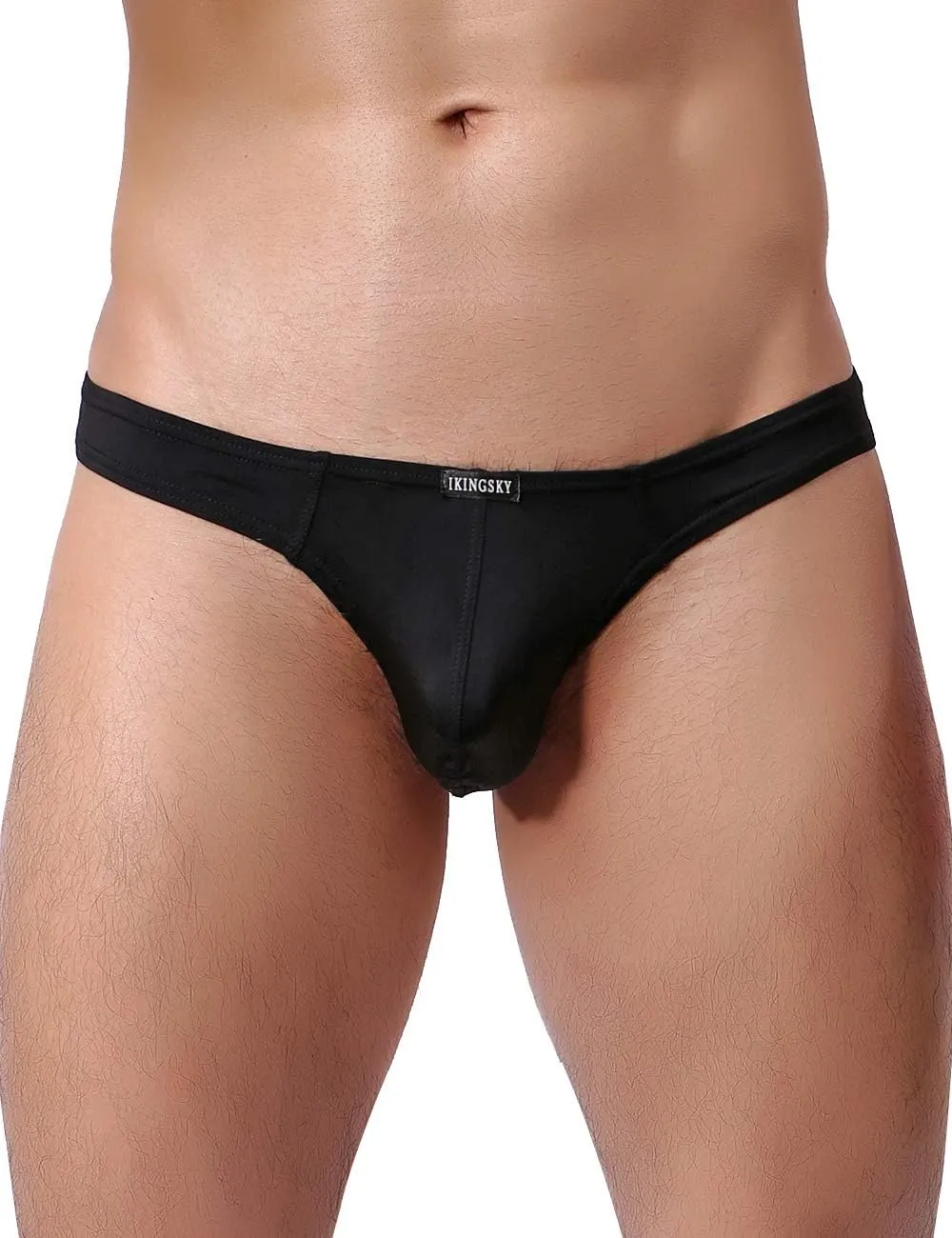 IKINGSKY Men's Thong Underwear Sexy Low Rise T-Back Under Panties