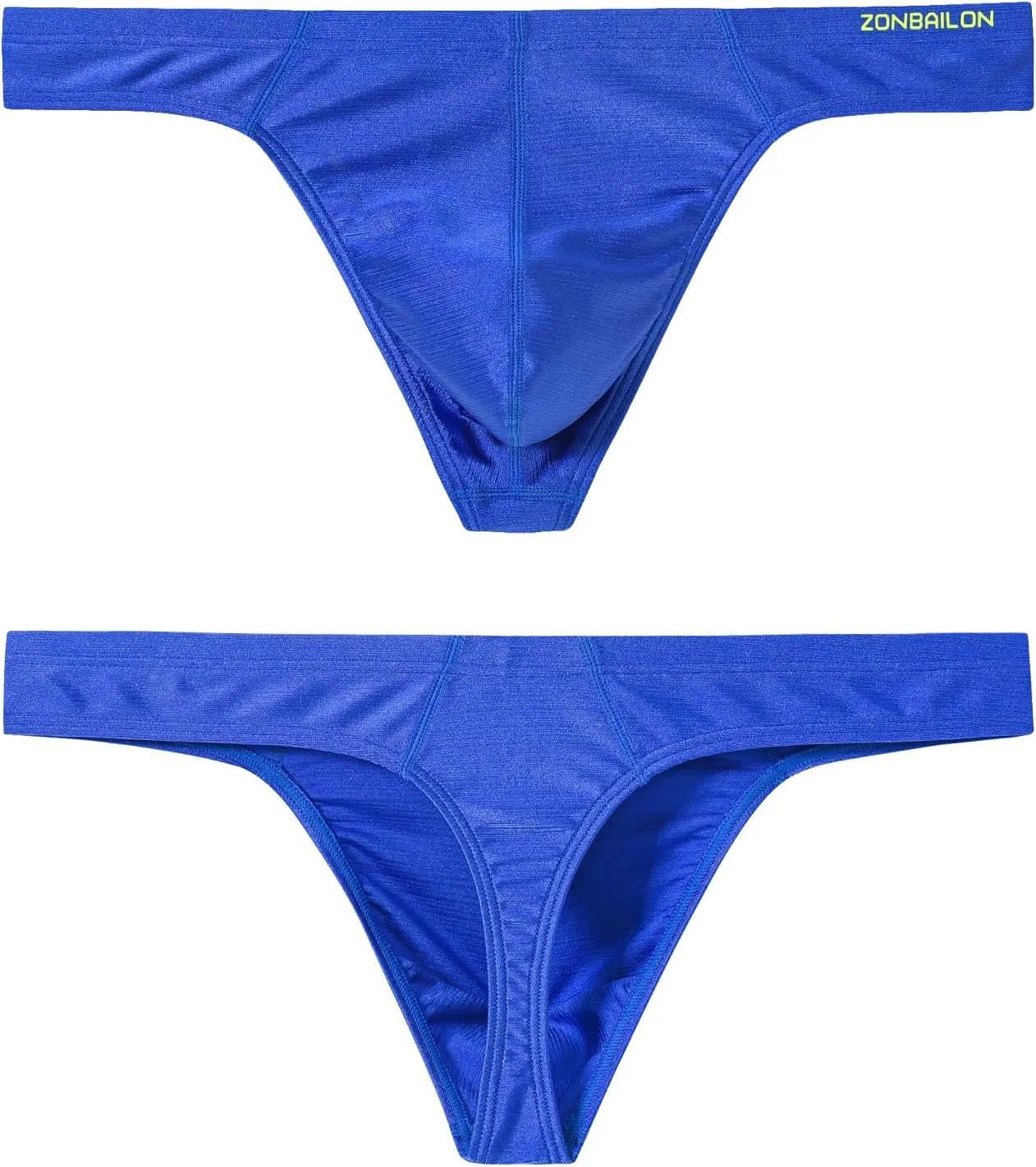 JINSHI Men's Thong Underwear Sexy Ice Silk Glossy G String Male Athletic Thongs T Back For Men Bikini Briefs