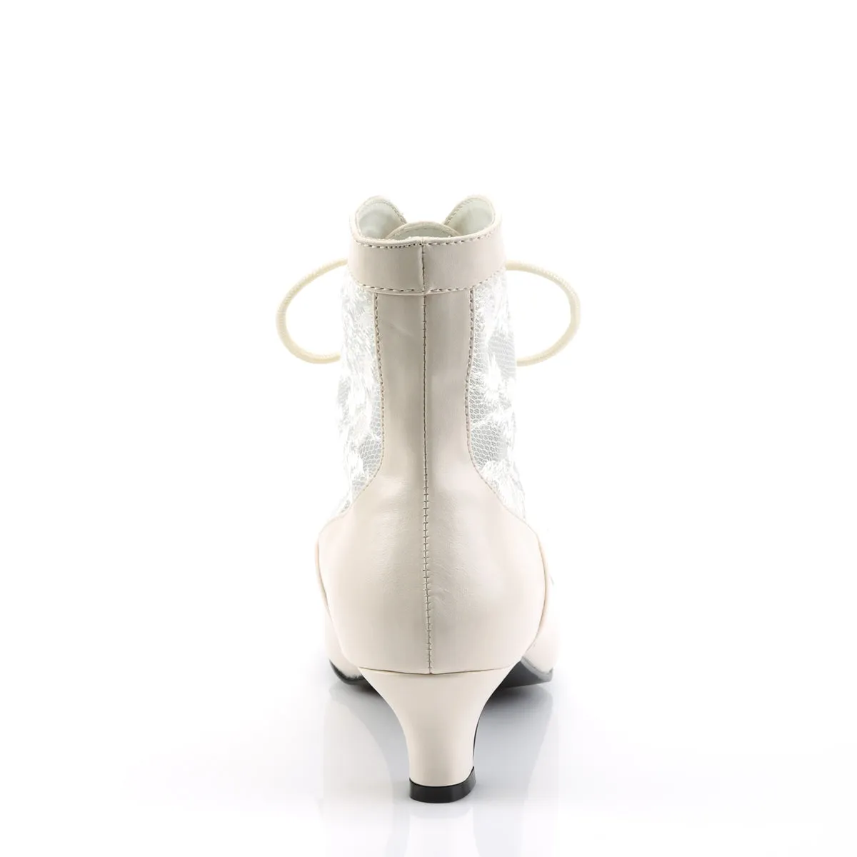 Little Ivory Victorian Boots