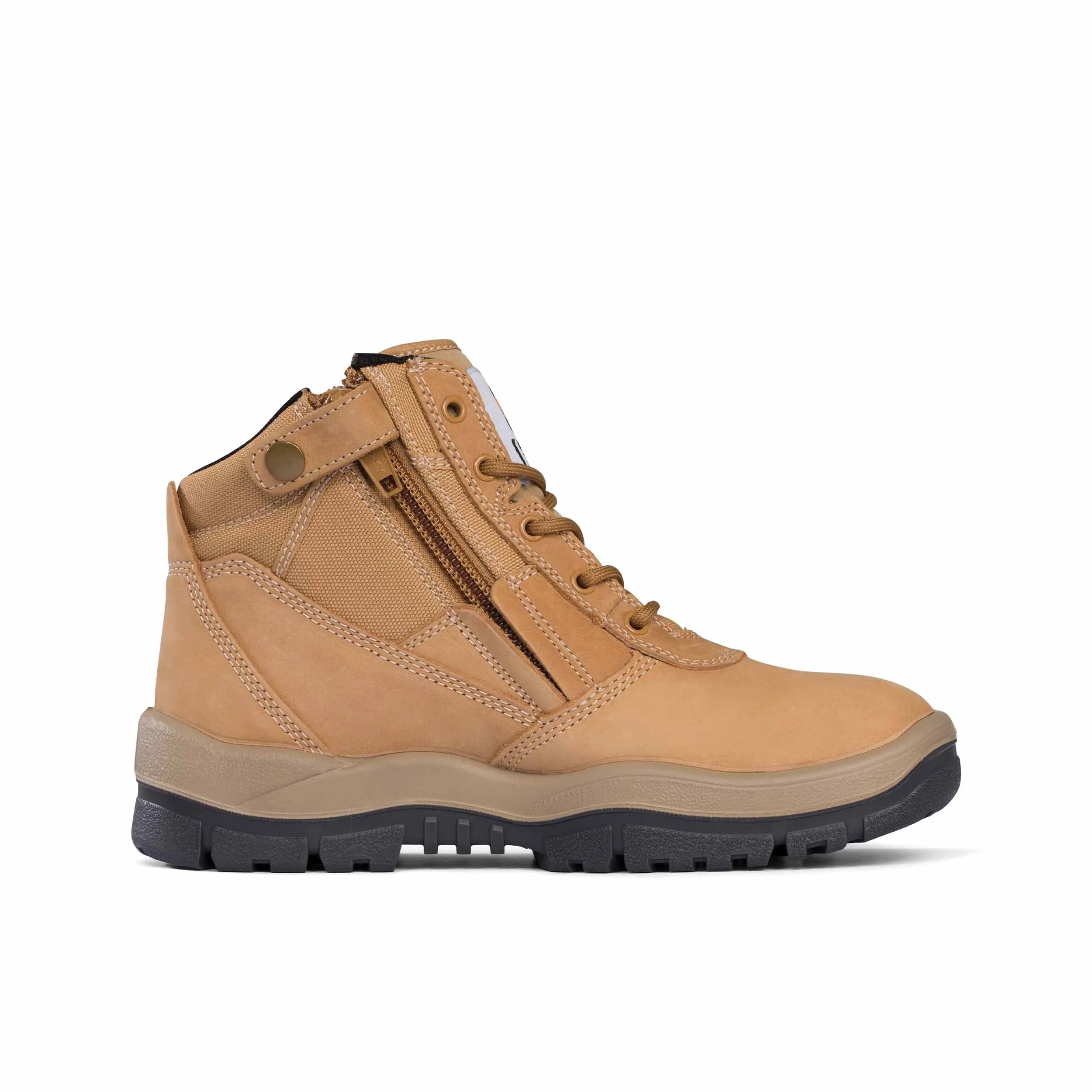 Low Leg Wheat Non Safety Zip Boot
