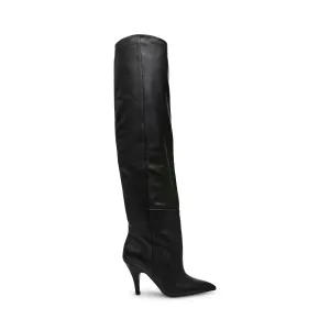 Mazer Overknees BLACK LEATHER