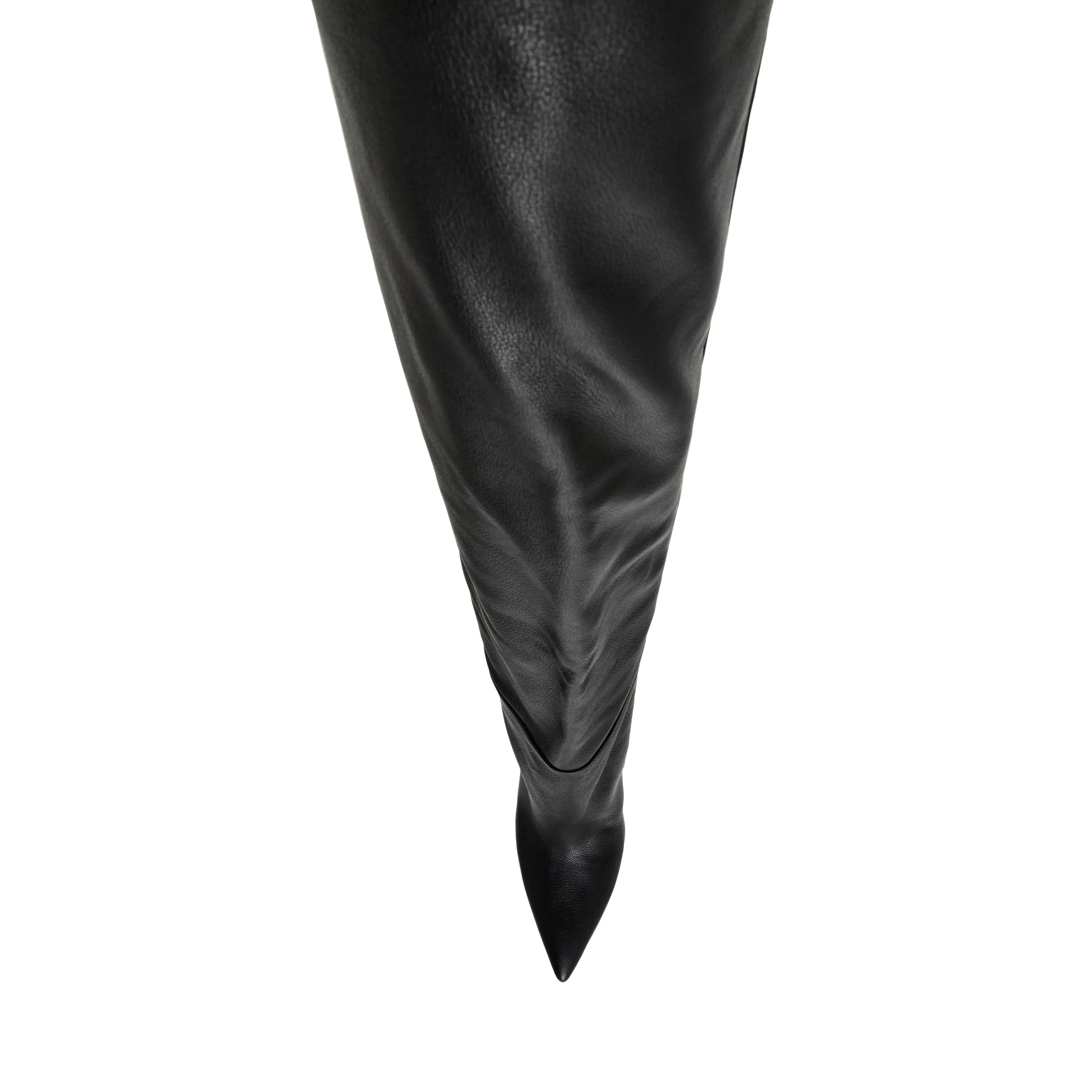 Mazer Overknees BLACK LEATHER