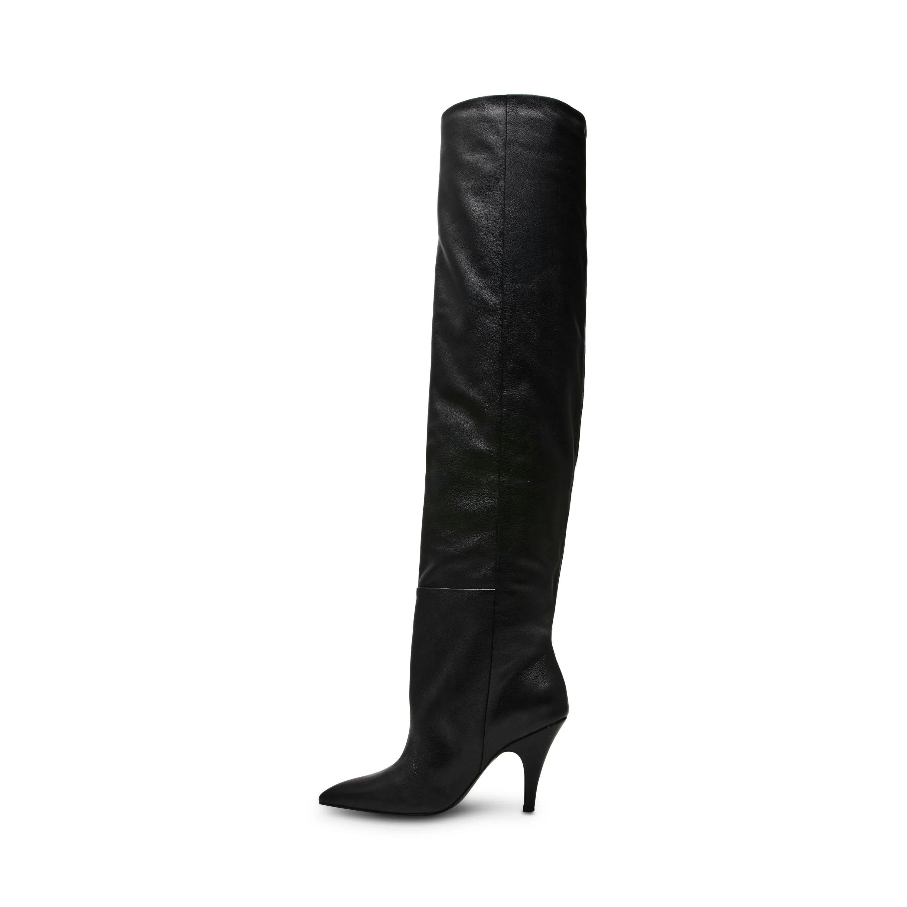 Mazer Overknees BLACK LEATHER