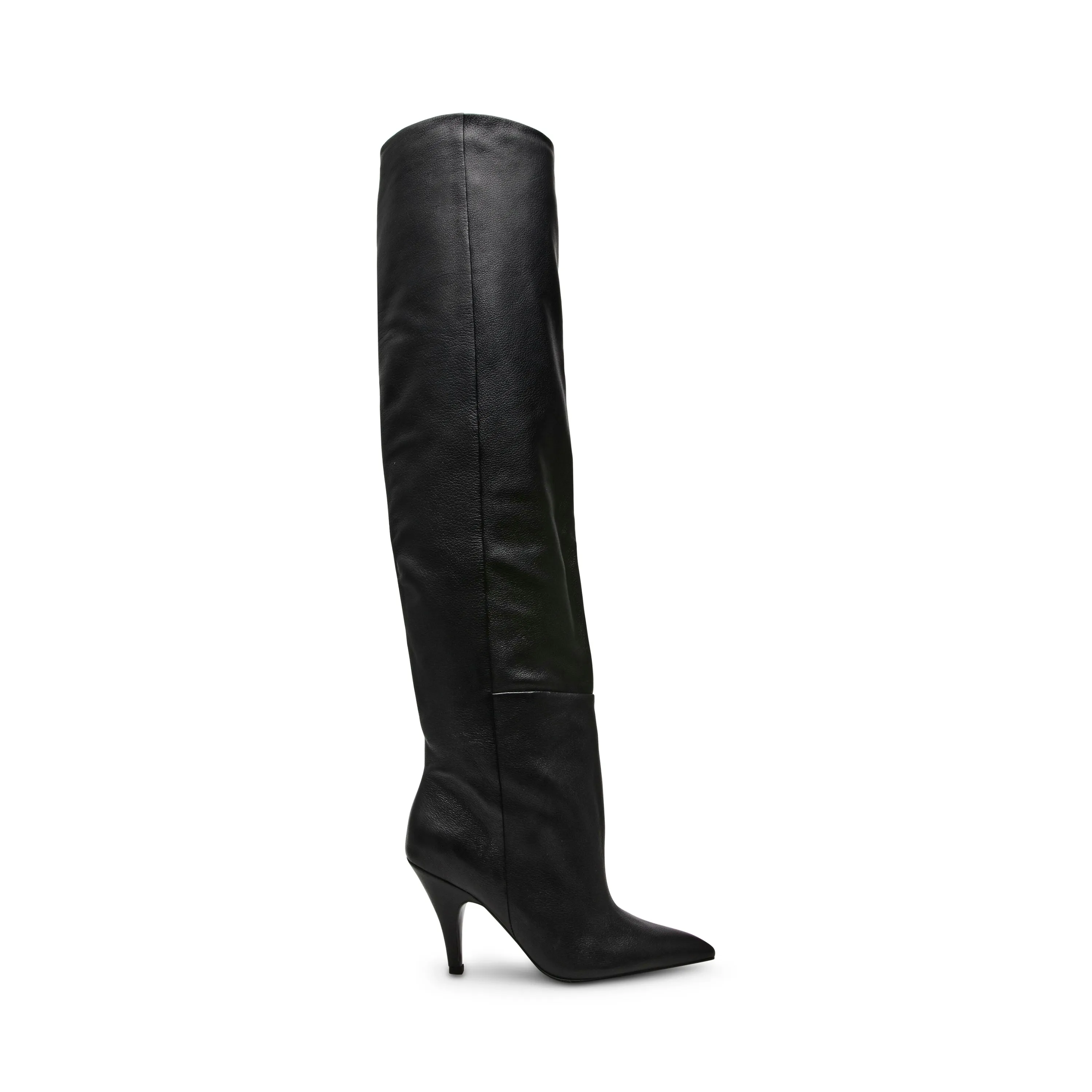 Mazer Overknees BLACK LEATHER