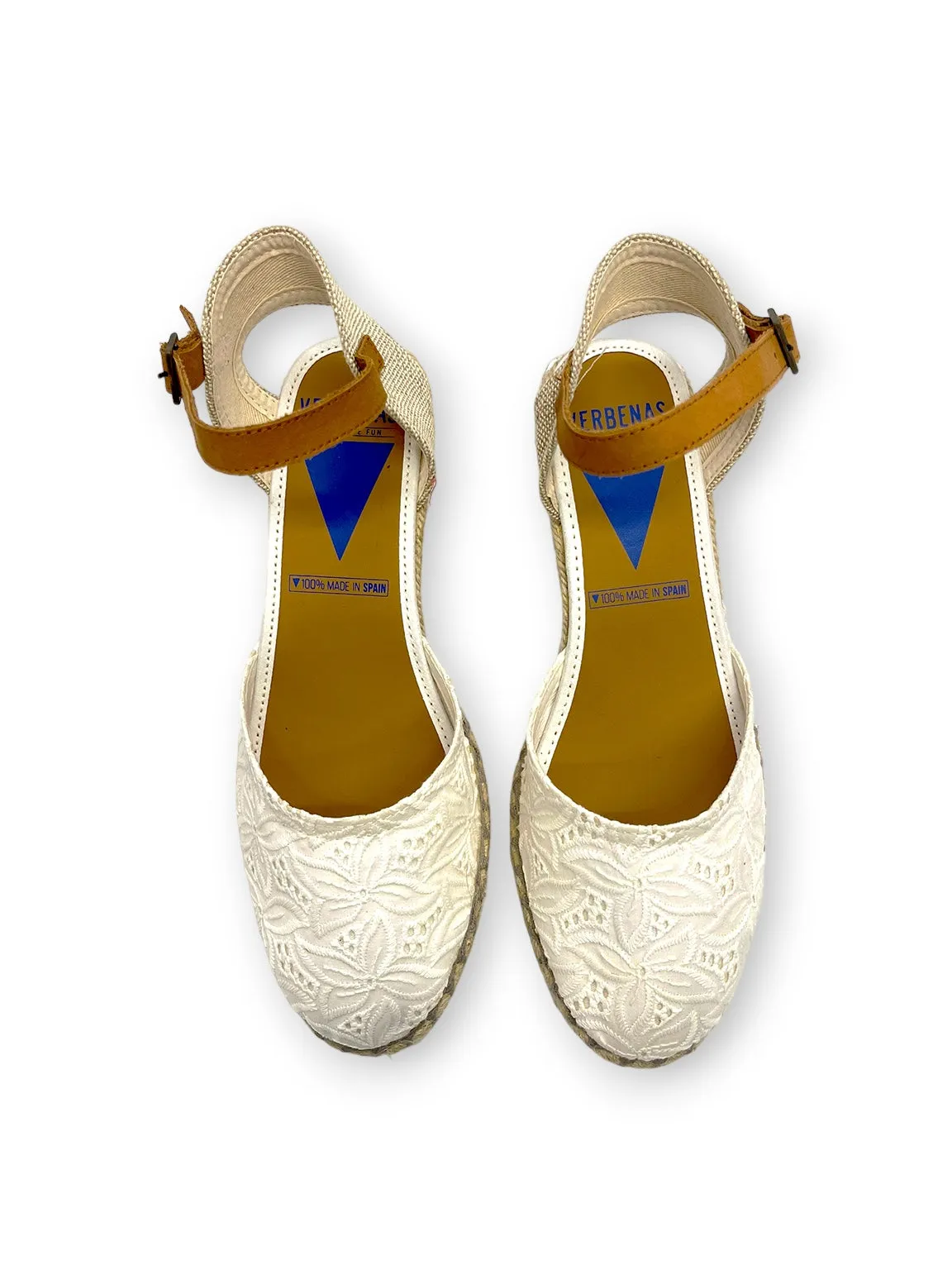 Melena Embroidery Espadrille Wedges