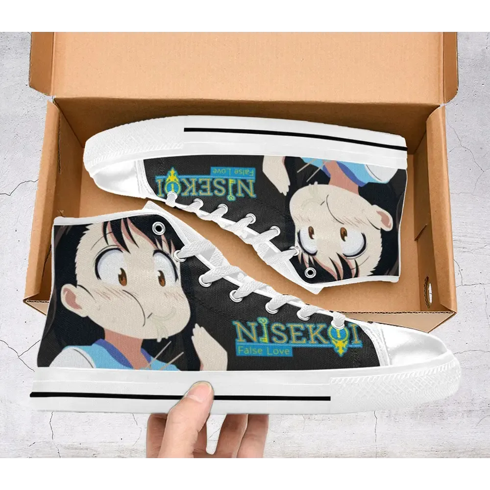 Nisekoi False Love Onodera Kosaki Shoes High Top Sneakers for Kids and Adults