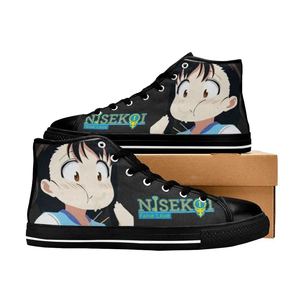 Nisekoi False Love Onodera Kosaki Shoes High Top Sneakers for Kids and Adults