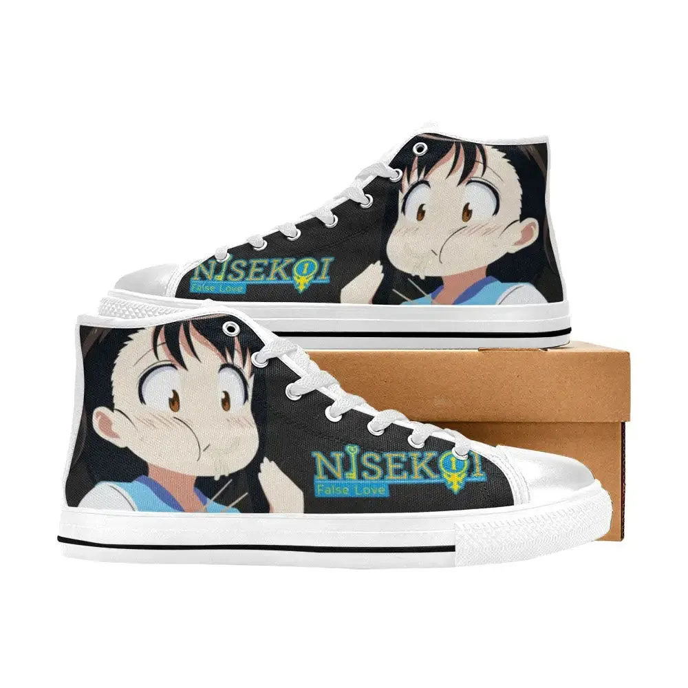 Nisekoi False Love Onodera Kosaki Shoes High Top Sneakers for Kids and Adults