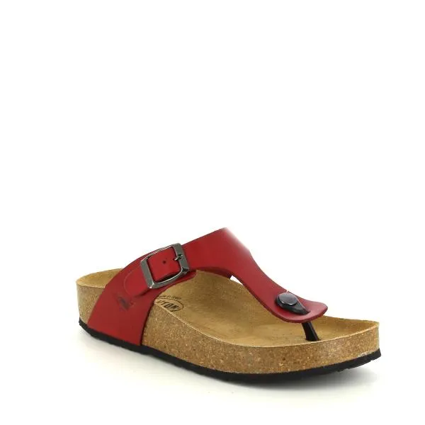 Plakton 341671 Red Thong Sandals
