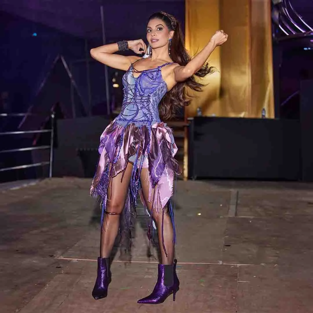 Saint Arely Purple Leather Kitten Heel Boots