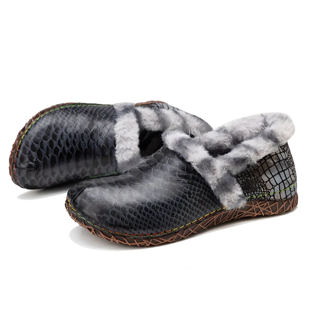 Women's Flat Casual Fur Shoes