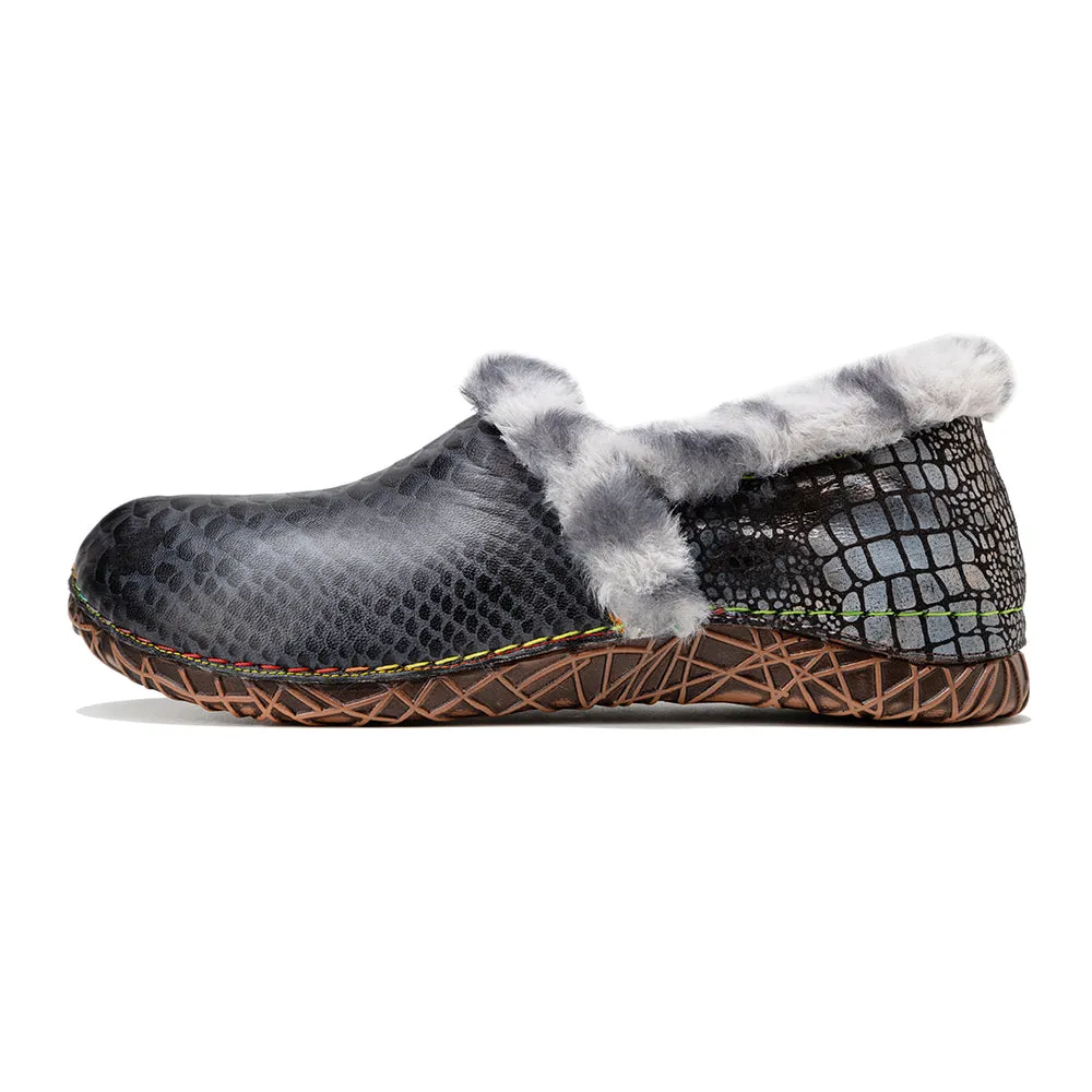 Women's Flat Casual Fur Shoes