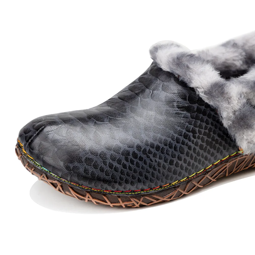 Women's Flat Casual Fur Shoes