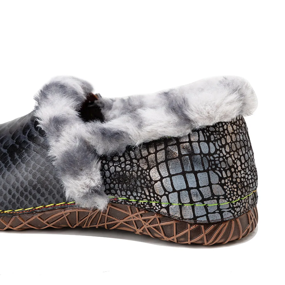 Women's Flat Casual Fur Shoes