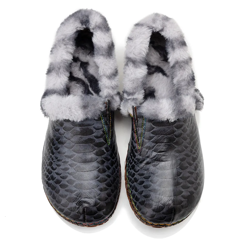 Women's Flat Casual Fur Shoes