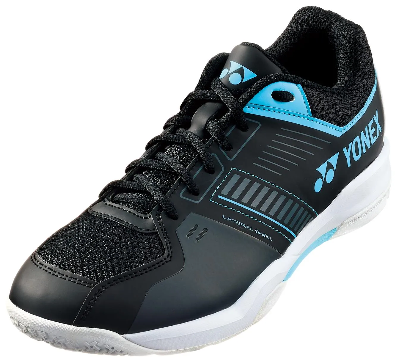 Yonex Power Cushion Strider Flow Mens Wide Badminton Shoes - Black / Blue
