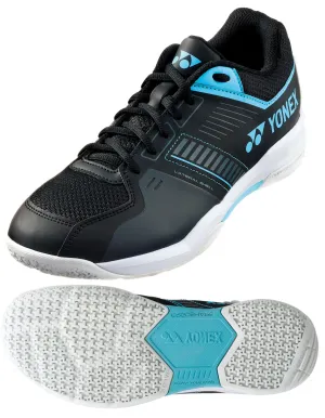 Yonex Power Cushion Strider Flow Mens Wide Badminton Shoes - Black / Blue